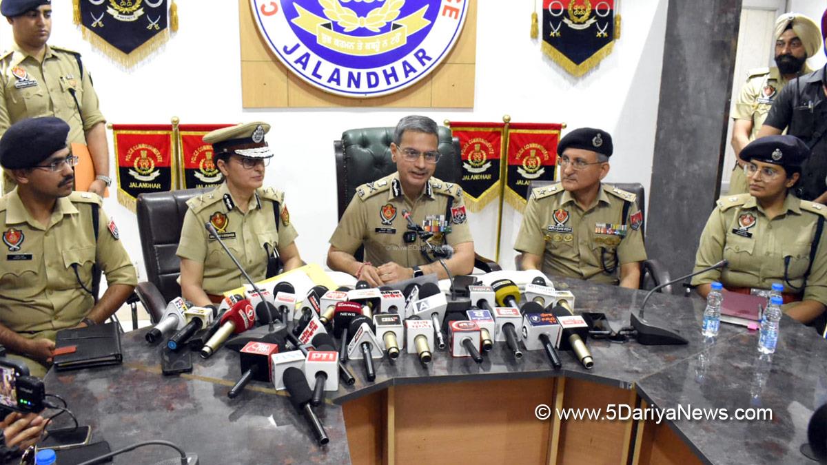 Gaurav Yadav, Punjab Police, Police, Punjab Admin, Director General of Police Punjab, DGP Punjab, Dhanpreet Kaur, Jalandhar, Jalandhar Police