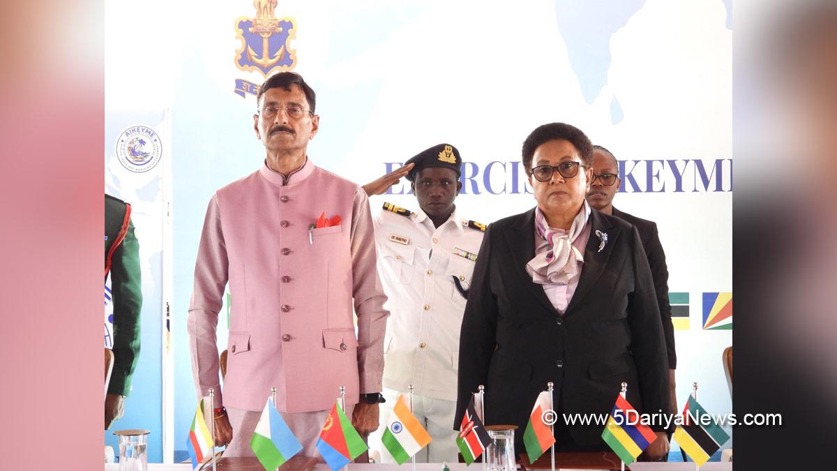 Sanjay Seth, Bharatiya Janata Party, BJP, Africa India Key Maritime Engagement exercise, AIKEYME, Dr Stergomena Lawrence Tax