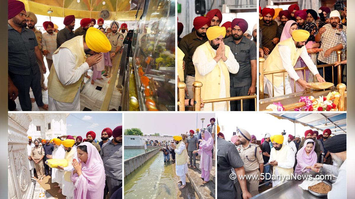 Bhagwant Mann, Bhagwant Singh Mann, AAP, Aam Aadmi Party, Aam Aadmi Party Punjab, AAP Punjab, Government of Punjab, Punjab Government, Punjab, Chief Minister Of Punjab, Dr Gurpreet Kaur