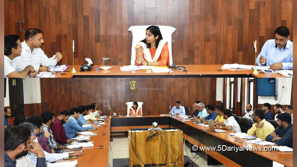Nidhi Malik, Reasi, Deputy Commissioner Reasi, Kashmir, Jammu And Kashmir, Jammu, District Administration Reasi, Jal Jeevan Mission, JJM