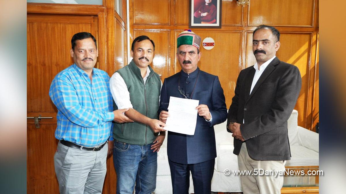 Sukhvinder Singh Sukhu, Himachal Pradesh, Himachal, Congress, Indian National Congress, Himachal Congress, Shimla, Chief Minister of Himachal Pradesh, CM relief fund