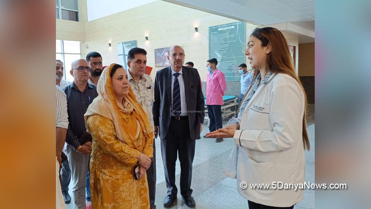Sakeena Masood, Sakeena Itoo, Jammu and Kashmir National Conference, National Conference, Kashmir, Jammu And Kashmir, Jammu, AIIMS Jammu