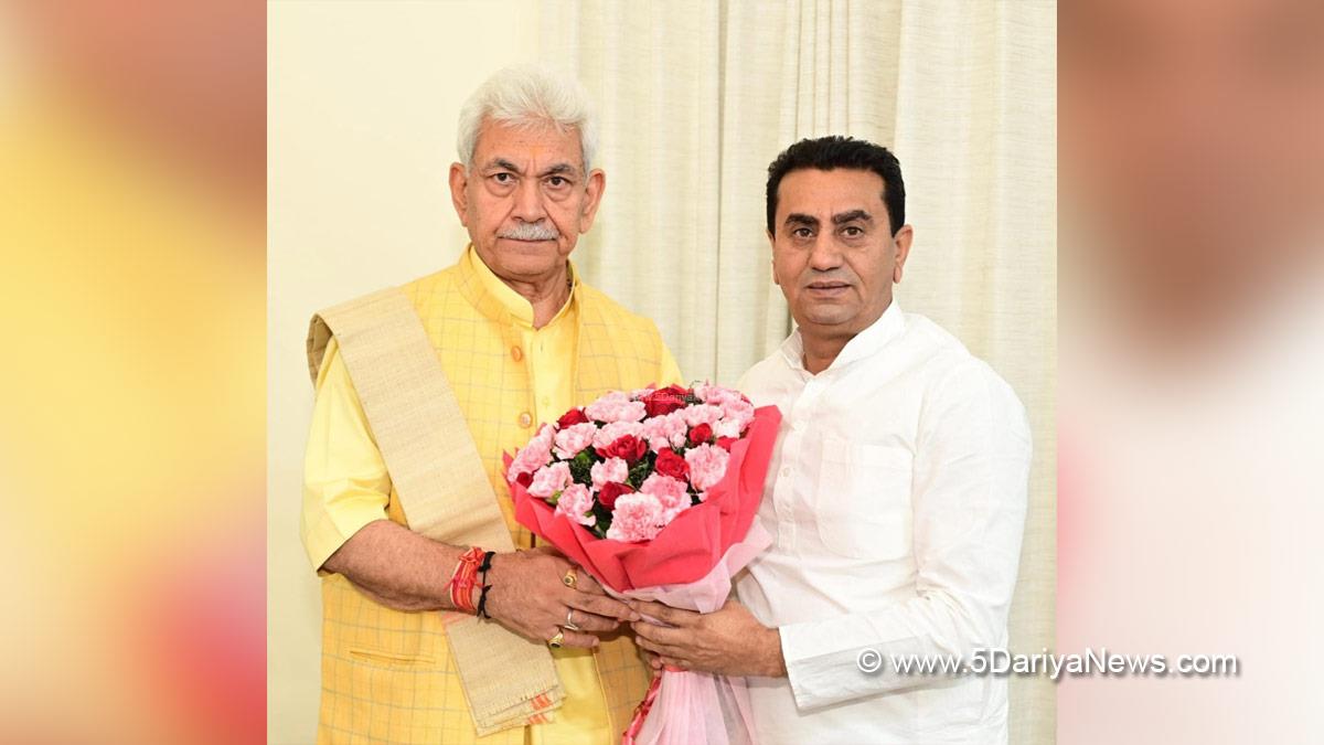 Manoj Sinha, Lieutenant Governor JK, Raj Bhavan, Jammu, Srinagar, Kashmir, Jammu And Kashmir, Rajiv Jasrotia