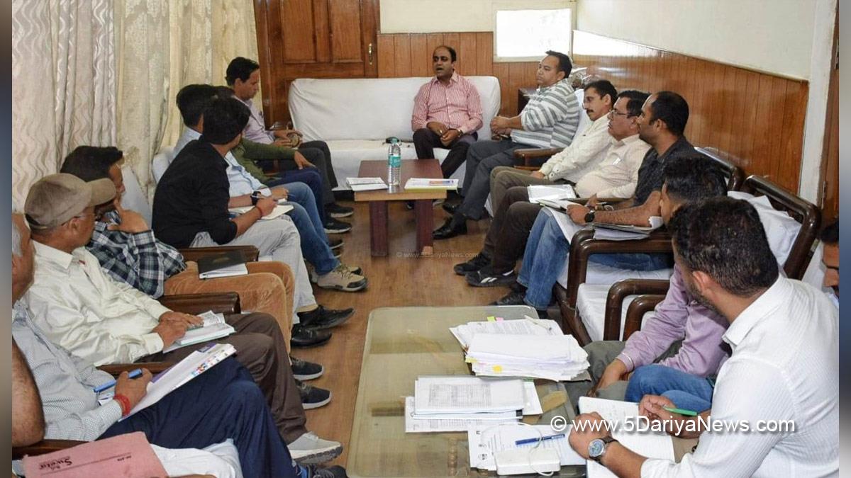 Dr Abhishek Jain, Secretary Public Work, National Highways Authority of India, NHAI, Himachal Pradesh