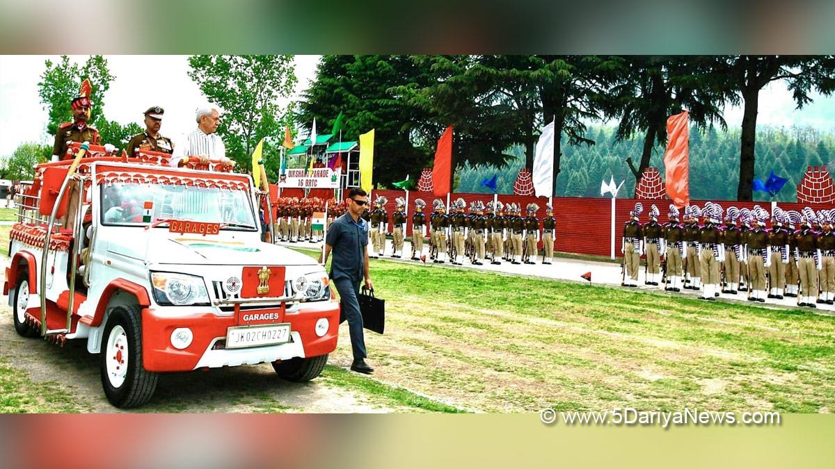 Manoj Sinha, Lieutenant Governor JK, Raj Bhavan, Jammu, Srinagar, Kashmir, Jammu Kashmir, Ganderbal, 16th Batch of Basic Recruit Training Course, BRTC