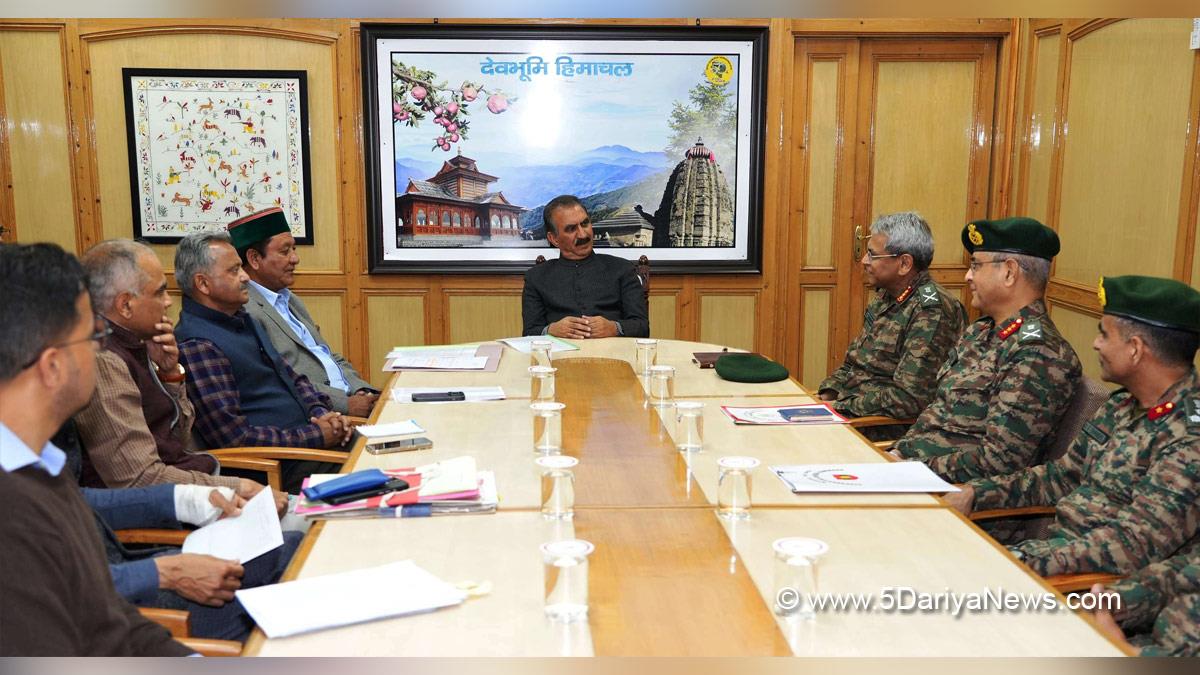 Sukhvinder Singh Sukhu, Himachal Pradesh, Himachal, Congress, Indian National Congress, Himachal Congress, Shimla, Chief Minister of Himachal Pradesh, Jagat Singh Negi,Naresh Chauhan, Lt General Anindya Sengupta