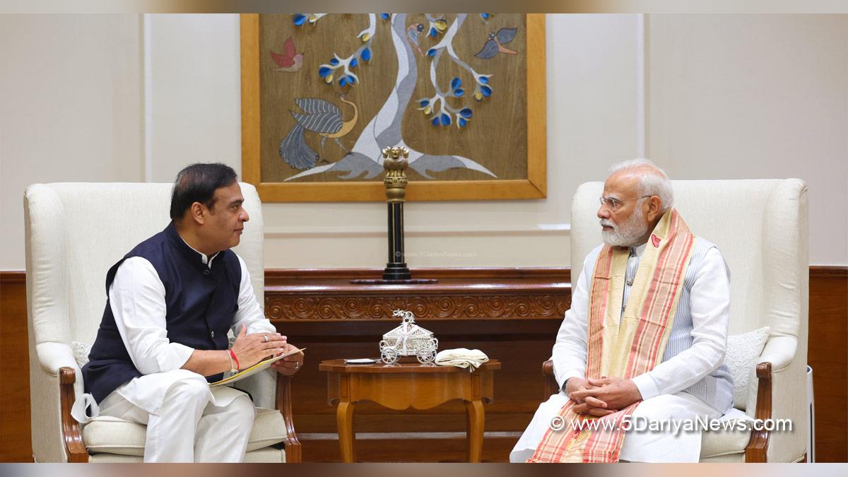 Narendra Modi, Modi, BJP, Bharatiya Janata Party, Prime Minister of India, Prime Minister, Narendra Damodardas Modi, Himanta Biswa Sarma, Chief Minister of Assam