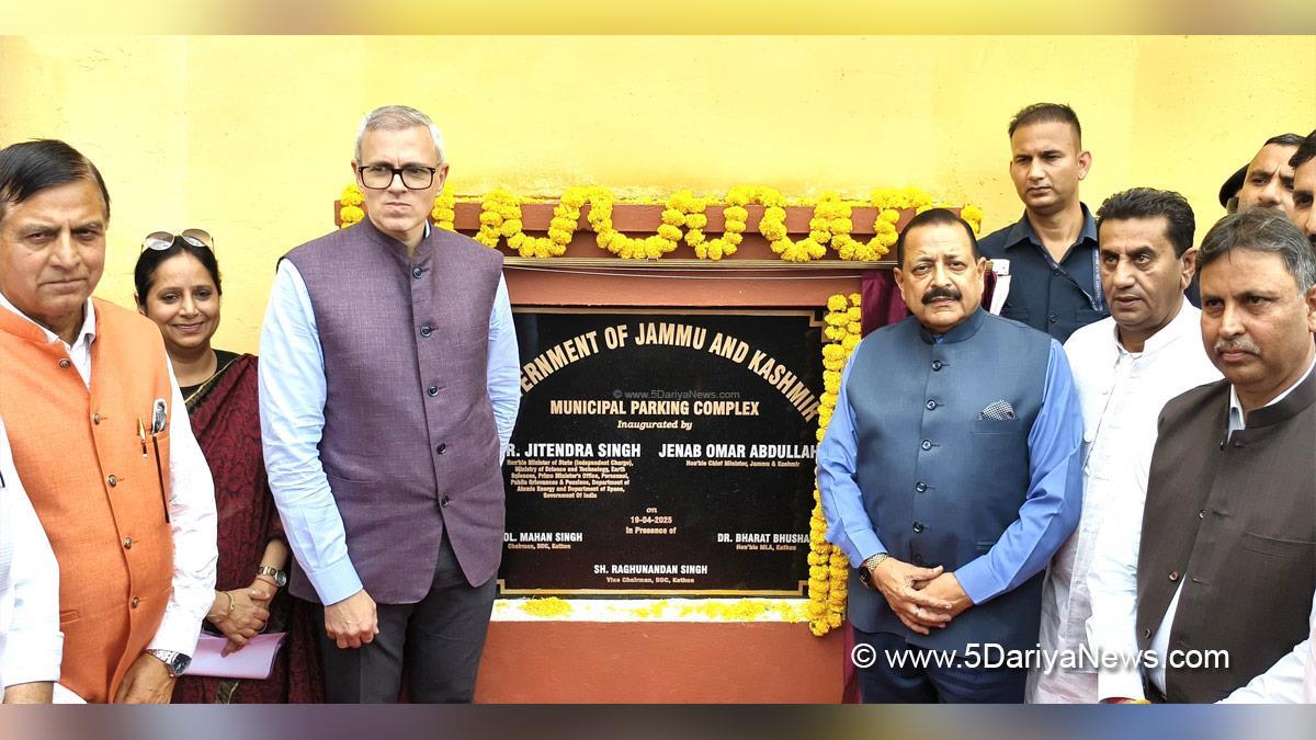 Dr Jitendra Singh, Bharatiya Janata Party, BJP, Omar Abdullah, Chief Minister of JK, Jammu and Kashmir National Conference, National Conference, Srinagar, Kashmir, Jammu And Kashmir, Jammu, Rakesh Minhas, Dr Rakesh Minhas, Kathua, DDC Kathua, District Development Commissioner Kathua