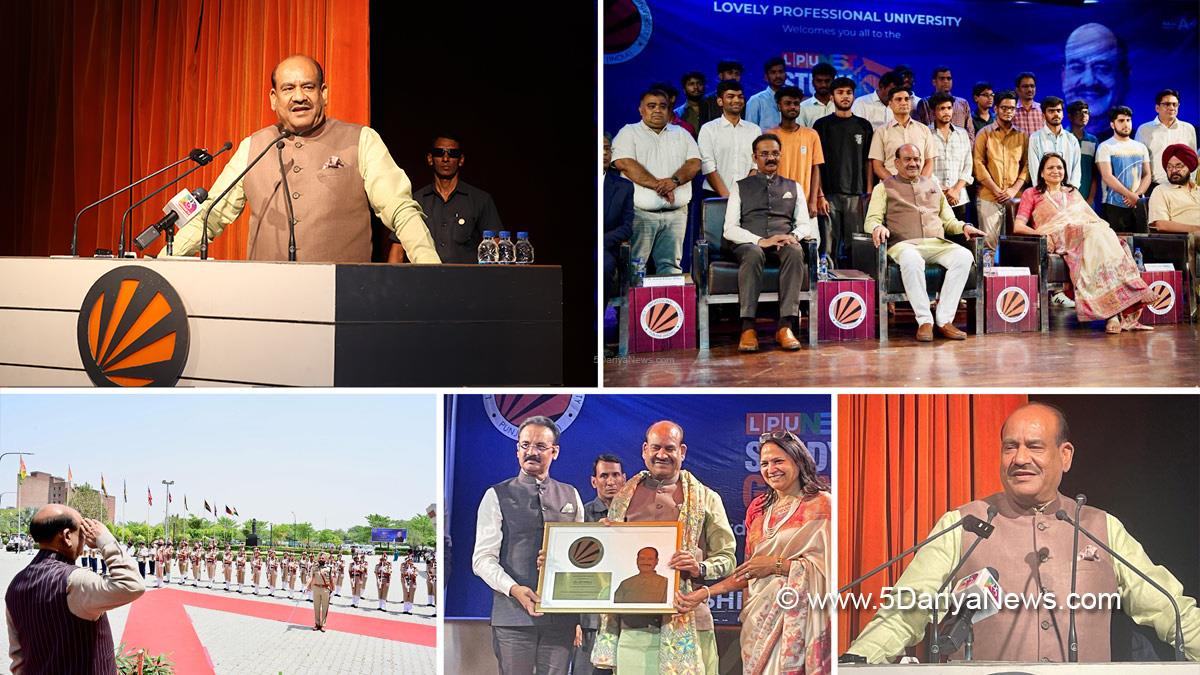 Om Birla, Lovely Professional University, Jalandhar, Phagwara, LPU, LPU Campus, Ashok Mittal, Rashmi Mittal
