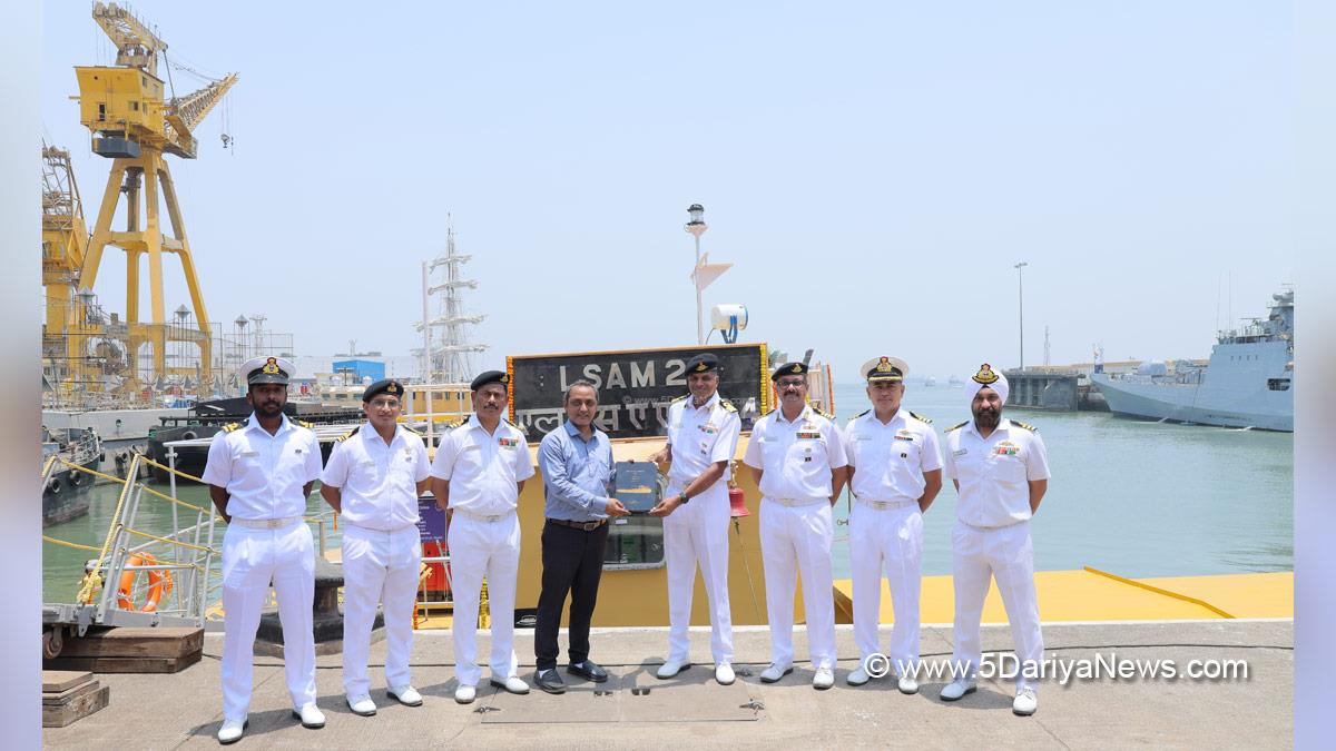 Military, Navy, Indian Navy, 10th ACTCM Barge, Naval Dockyard, Mumbai, Ammunition Cum Torpedo Cum Missile, ACTCM
