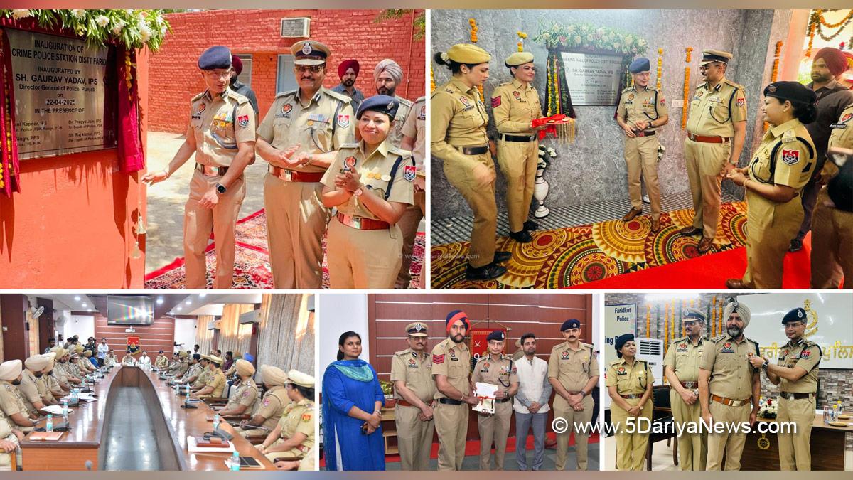 Gaurav Yadav, Punjab Police, Police, Punjab Admin, Director General of Police Punjab, DGP Punjab, Faridkot, Moga, Dr Pragya Jain, Ajay Gandhi