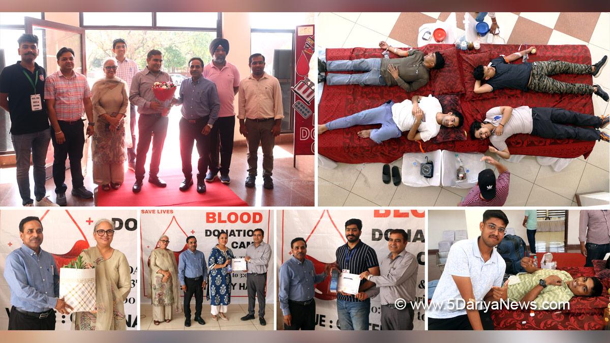 Punjab Engineering College, Punjab Engineering College Chandigarh, PEC Chandigarh, National Service Scheme, NSS, Blood Donation Camp