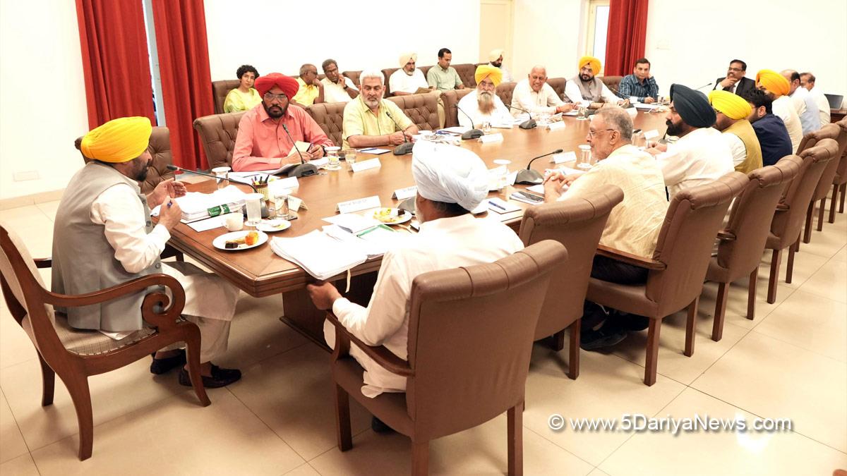 Bhagwant Mann, Bhagwant Singh Mann, AAP, Aam Aadmi Party, Aam Aadmi Party Punjab, AAP Punjab, Government of Punjab, Punjab Government, Punjab, Chief Minister Of Punjab, Cabinet Decision Punjab