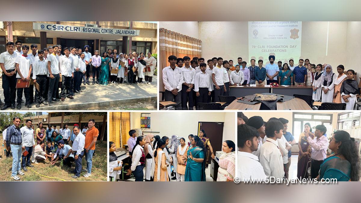 CSIR, Central Leather Research institute, CLRI, Amandeep Singh Sandhu, Punjab Leather Federation, PLF,  Central Leather Research institute Regional Centre,Jalandhar