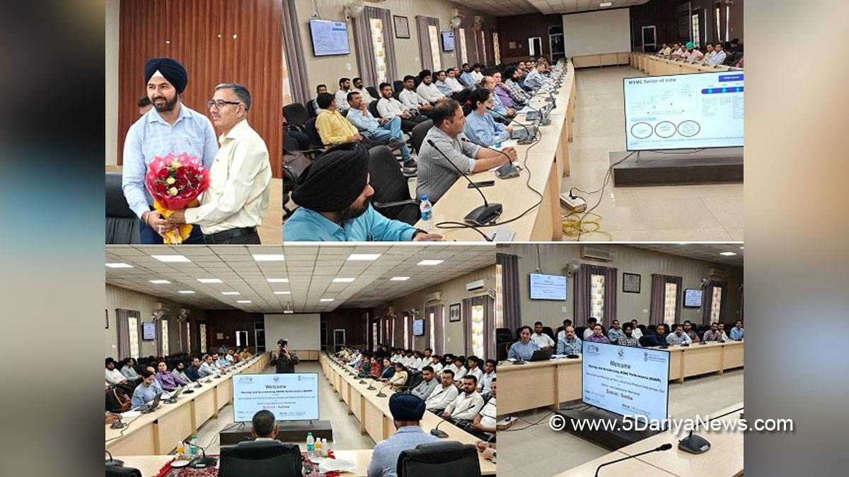 Rajesh Sharma, Rajesh Kumar Sharma, Samba, Deputy Commissioner Samba, Kashmir, Jammu And Kashmir, Jammu, District Administration Samba, Jammu and Kashmir Trade Promotion Organization, JKTPO, State Project Implementation Unit, SPIU, District Industries Centre, DIC