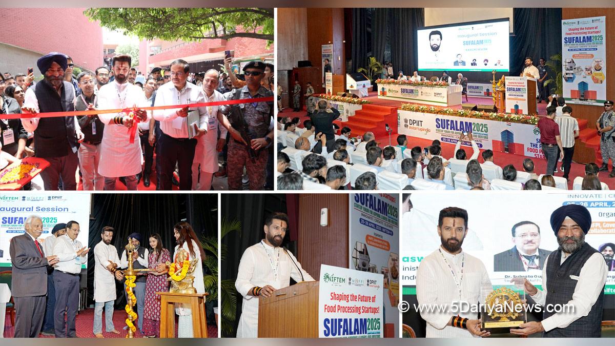 Chirag Paswan, Lok Janshakti Party, Bharatiya Janata Party, BJP, Ministry of Food Processing Industries, MoFPI, SUFALAM 2025