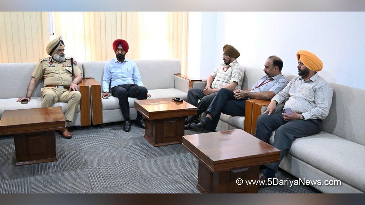 Harcharan Singh Bhullar, Deputy Inspector General of Police,DIG Rupnagar Range, Mohali, Sahibzada Ajit Singh Nagar