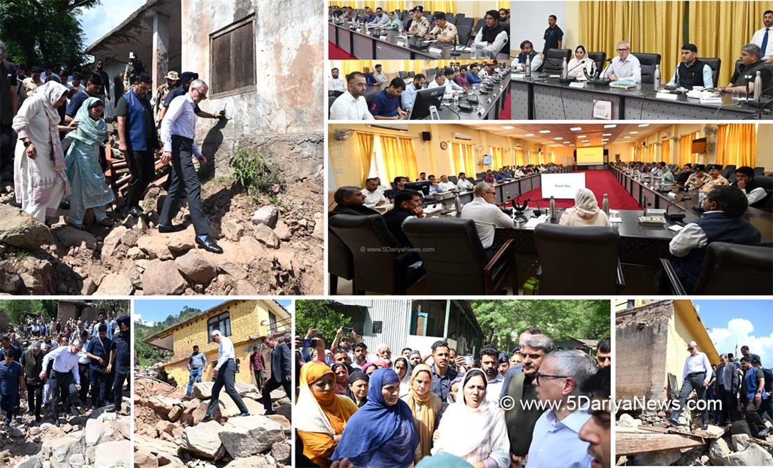 Omar Abdullah, Chief Minister of JK, Jammu and Kashmir National Conference, National Conference, Srinagar, Kashmir, Jammu And Kashmir, Jammu, Baseer ul Haq Chowdary, Ramban, Deputy Commissioner Ramban, Dheeraj Gupta