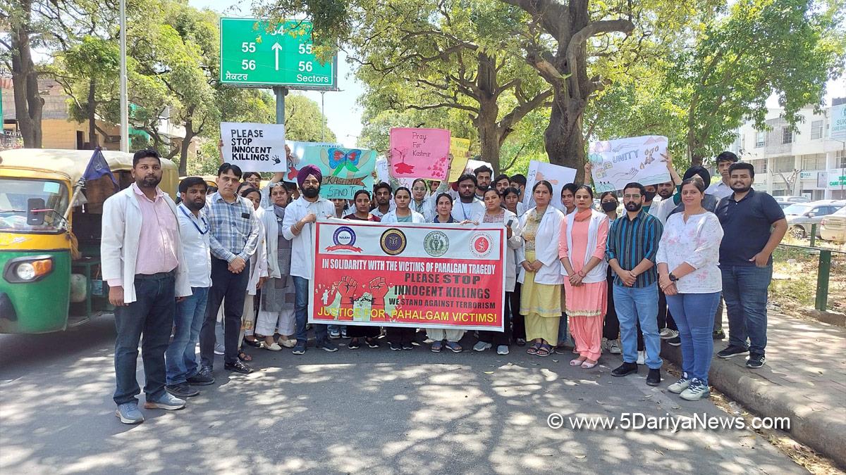 AIMS Medical College, Mohali, Pahalgam, Candle March