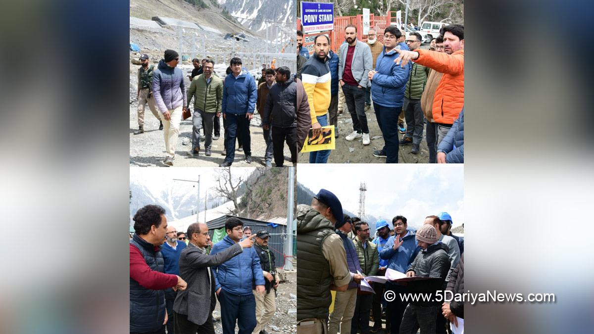 Jatin Kishore, Ganderbal, Deputy Commissioner Ganderbal, Kashmir, Jammu And Kashmir, Jammu, District Administration Ganderbal, Shri Amarnath Ji Yatra, Shri Amarnathji Yatra 2025, Amarnathji Yatra, Amarnathji Yatra 2025, Shri Amarnath Ji Pilgrimage, Shri Amarnathji Shrine Board, SASB, SANJY 2025, Baltal Base Camp