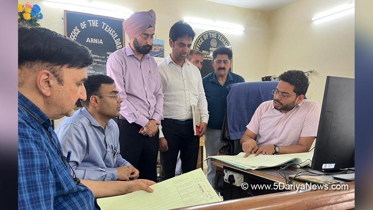Sachin Kumar Vaishya, Jammu, Sachin Kumar Vaishay, Deputy Commissioner Jammu, Kashmir, Jammu And Kashmir, District Administration Jammu