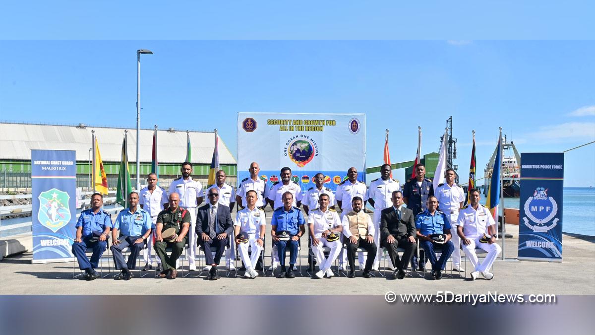 Military, Navy, Indian Navy, National Coast Guard, NCG, IOS SAGAR, Port Louis Harbour, Mauritius, Indian Ocean Region, IOR, Indian Naval Ship Sunayna