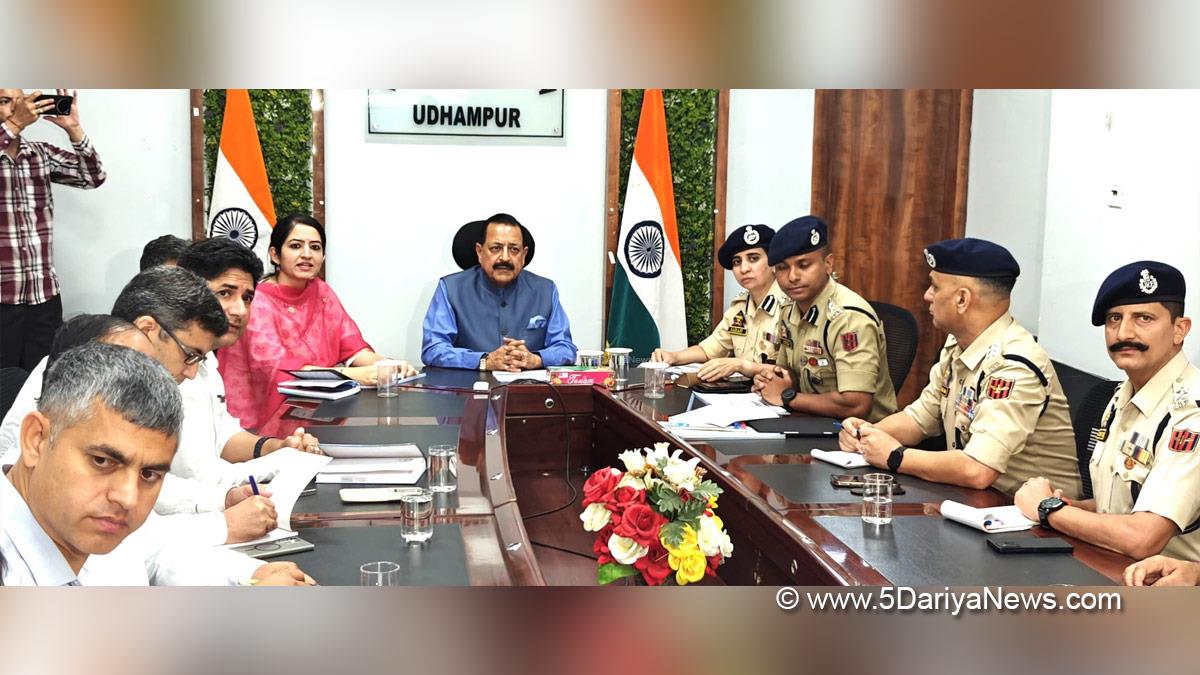 Dr Jitendra Singh, Bharatiya Janata Party, BJP, Saloni Rai, Udhampur, DDC Udhampur, District Development Commissioner Udhampur, Kashmir, Jammu And Kashmir, Jammu, District Administration Udhampur