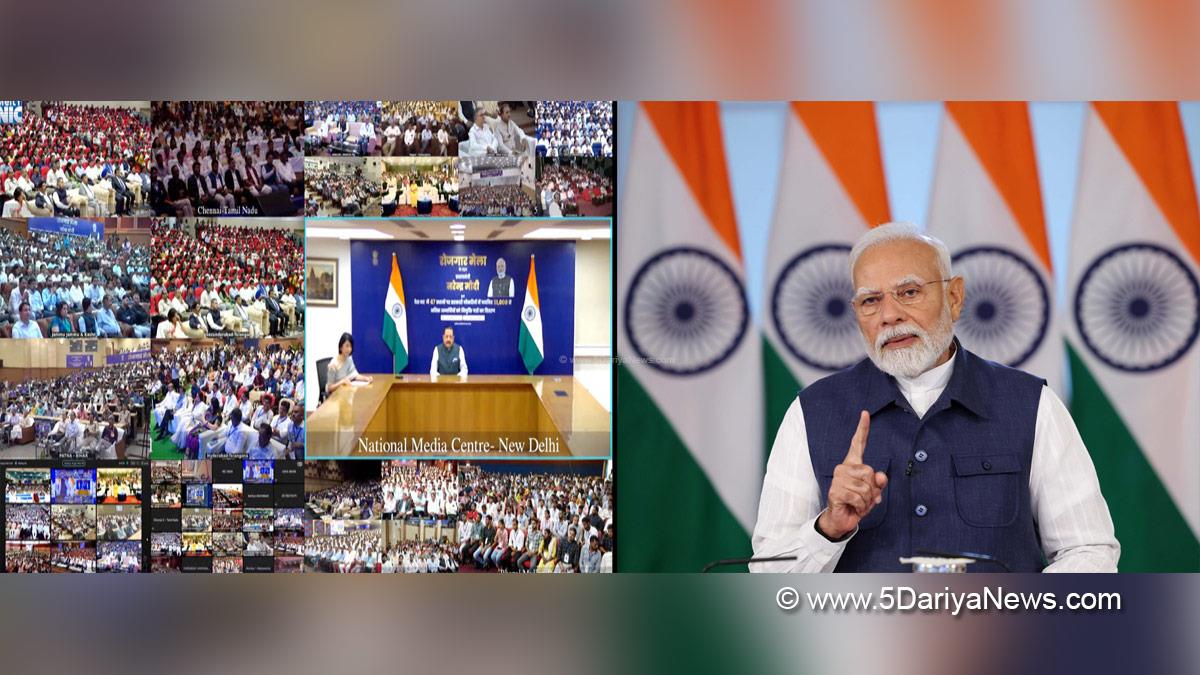 Narendra Modi, Modi, BJP, Bharatiya Janata Party, Prime Minister of India, Prime Minister, Narendra Damodardas Modi, Rozgar Mela, Ek Ped Maa Ke Naam