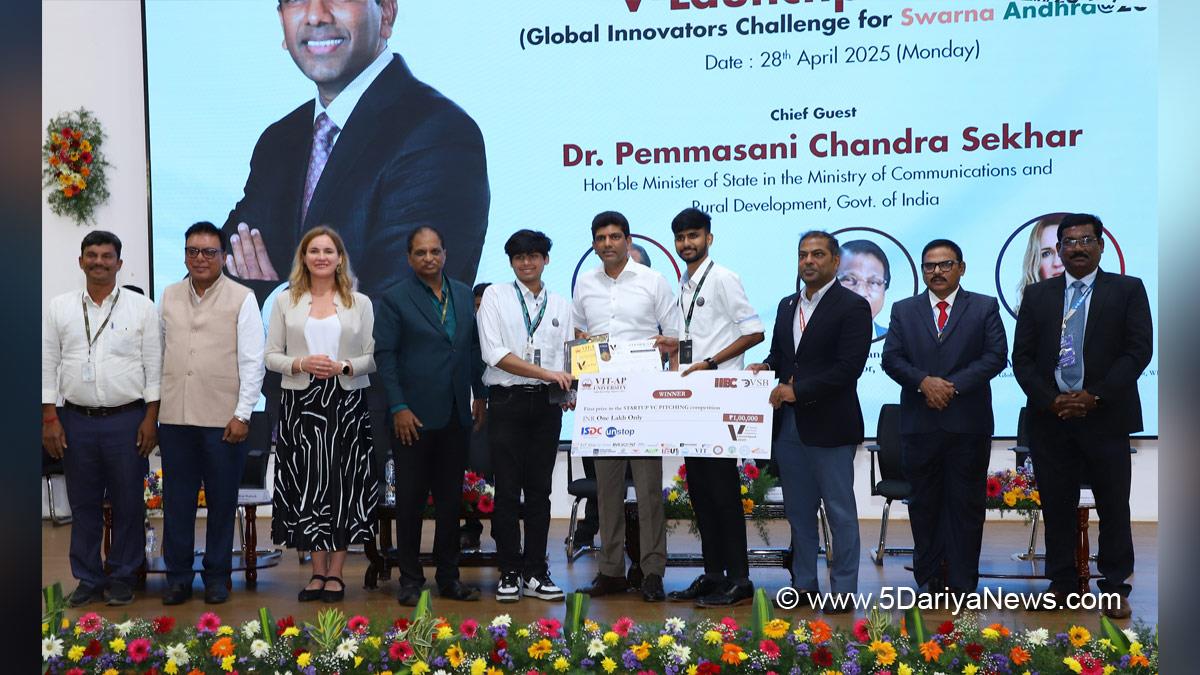 VIT AP University, Amravati, Andhra Pradesh, University, Education, Dr G Viswanathan, Dr Pemmasani Chandrasekhar