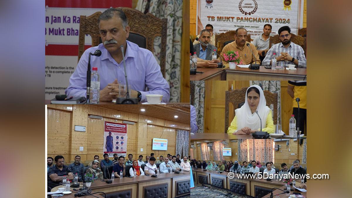 Manzoor Ahmad Qadri, Bandipora, Deputy Commissioner Bandipora, Kashmir, Jammu And Kashmir, Jammu, District Administration Bandipora, National Tuberculosis Elimination Programme, NTEP
