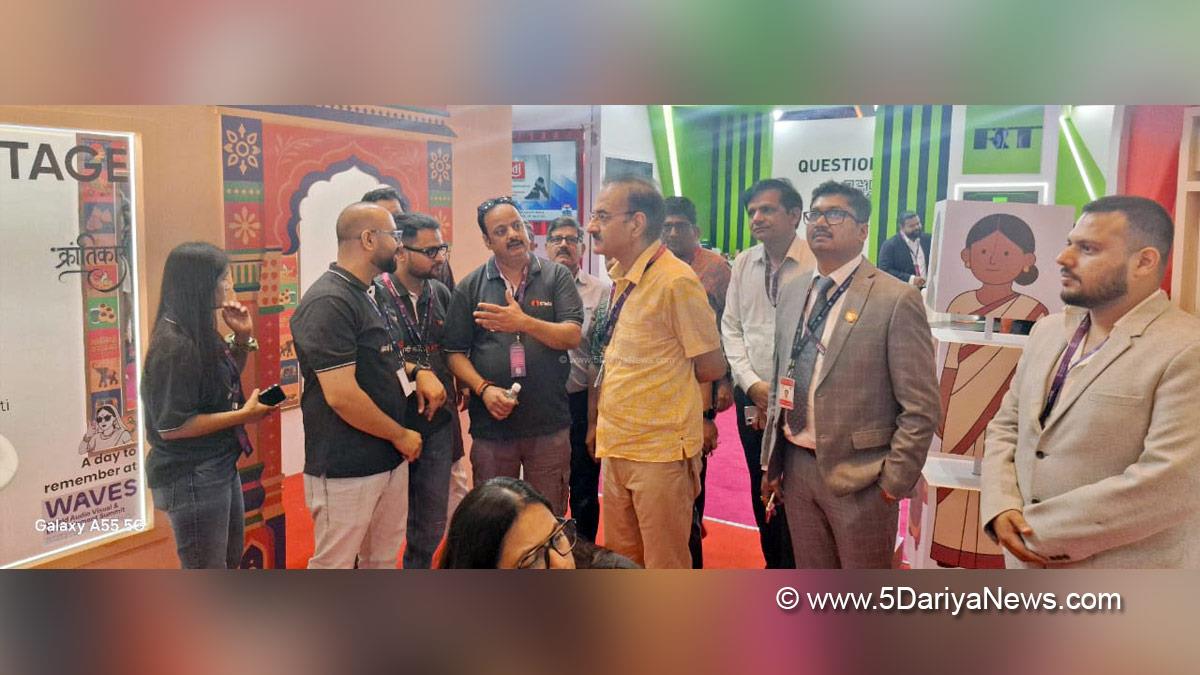 Haryana pavilion showcases government welfare schemes and film policy at Waves Summit in Mumbai