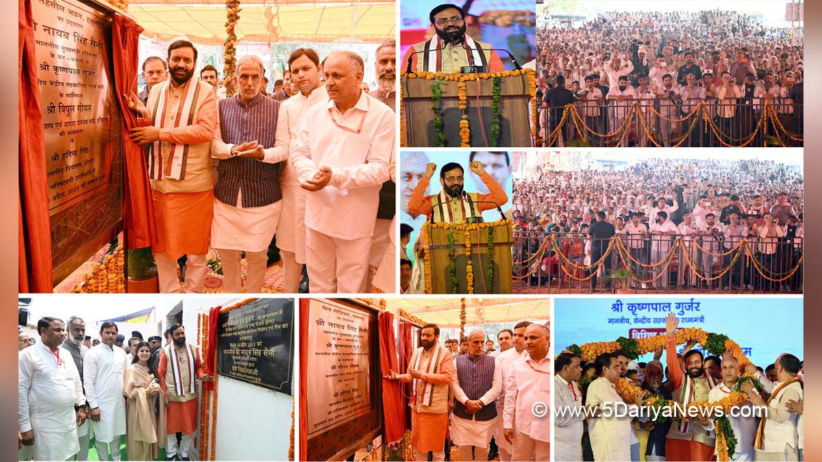 Nayab Singh Saini, Haryana, Bharatiya Janata Party, BJP, Haryana Chief Minister, Chief Minister of Haryana, BJP Haryana, Moolchand Sharma, Krishan Pal Gurjar, Gaurav Gautam