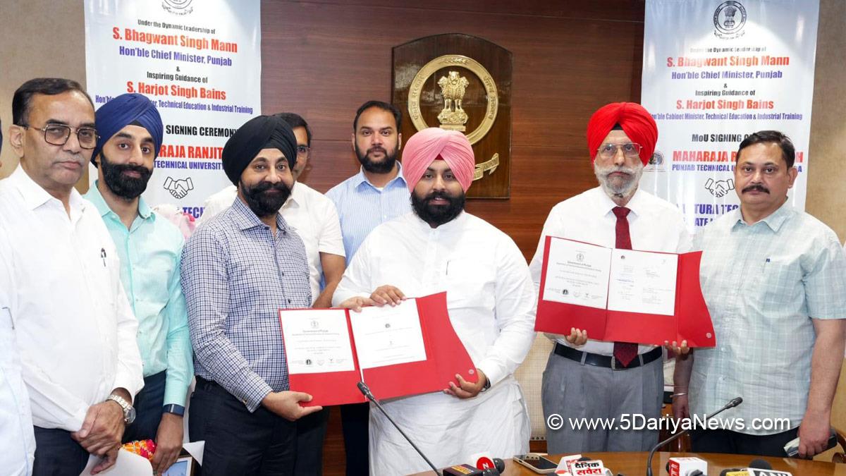 Harjot Singh Bains, AAP, Aam Aadmi Party, Aam Aadmi Party Punjab, AAP Punjab, Government of Punjab, Punjab Government, Harjot Singh Bains, AAP, Aam Aadmi Party, Aam Aadmi Party Punjab, AAP Punjab, Government of Punjab, Punjab Government, Moneesh Kumar, Director Victura Technologies, Amitbir Singh Banga, Ajay Kumar Somvanshi, Sandeep Kansal, Dr Amit Bhatia, MRSPTU