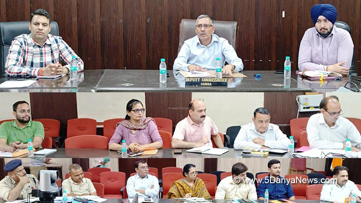 Rajesh Sharma, Rajesh Kumar Sharma, Samba, Deputy Commissioner Samba, Kashmir, Jammu And Kashmir, Jammu, District Administration Samba, District Road Safety Committee, DRSC