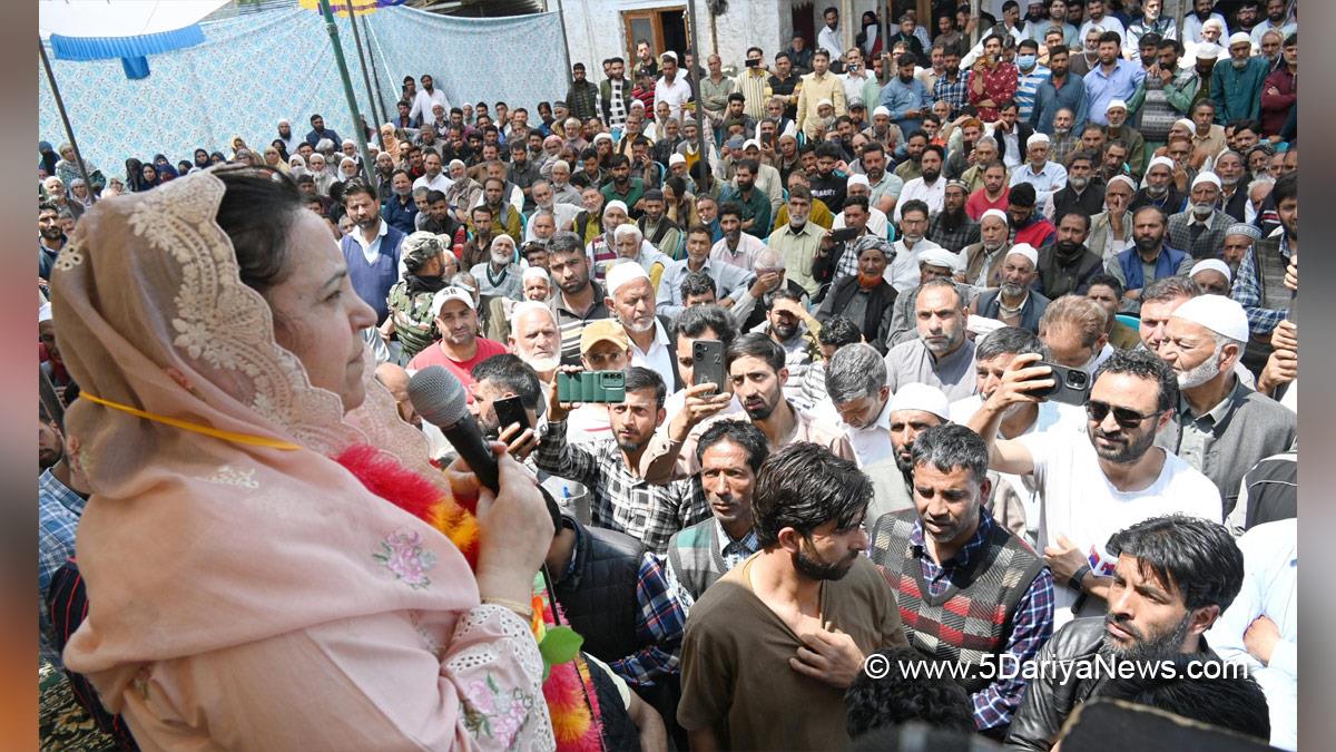 Sakeena Masood, Sakeena Itoo, Jammu and Kashmir National Conference, National Conference, Kashmir, Jammu And Kashmir, Jammu, New Type Primary Health Centre, NTPHC,  Shaheed Wali Mohammad Itoo Memorial Sub District Hospital