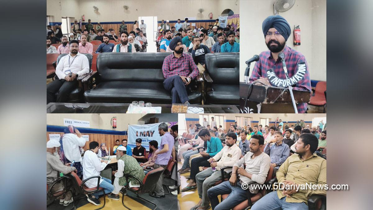 Harvinder Singh, Doda, Deputy Commissioner Doda, Kashmir, Jammu And Kashmir, Jammu, District Administration Doda, International Labour Day