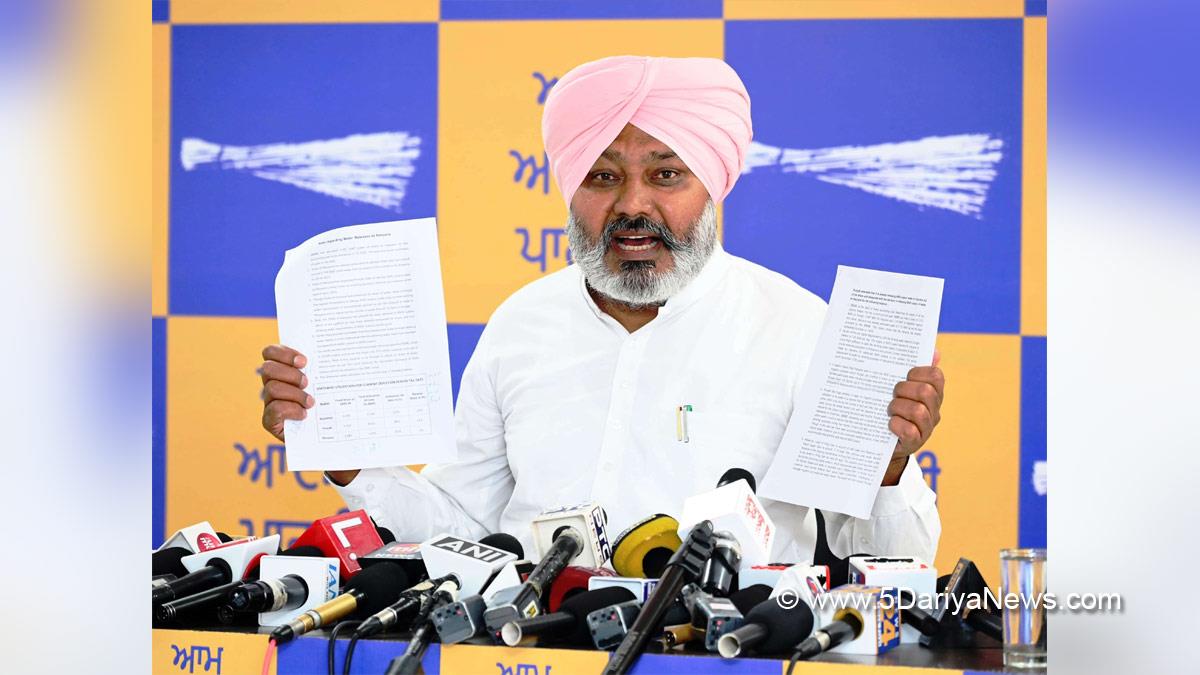 Harpal Singh Cheema, Advocate Harpal Singh Cheema, AAP, Aam Aadmi Party, Aam Aadmi Party Punjab, AAP Punjab, Government of Punjab, Punjab Government, Bhakra Beas Management Board, BBMB