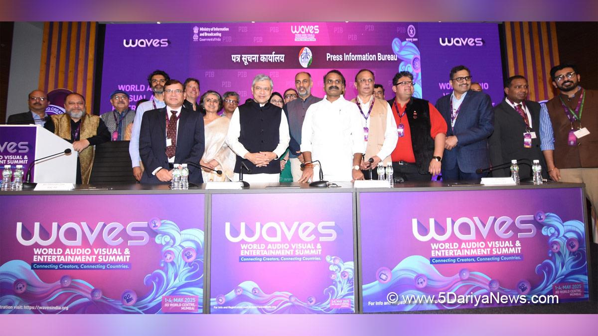 Ashwini Vaishnaw, BJP, Bharatiya Janata Party, Dr Loganathan Murugan, Dr L Murugan, Indian Institute of Creative Technology, IICT, WAVES 2025