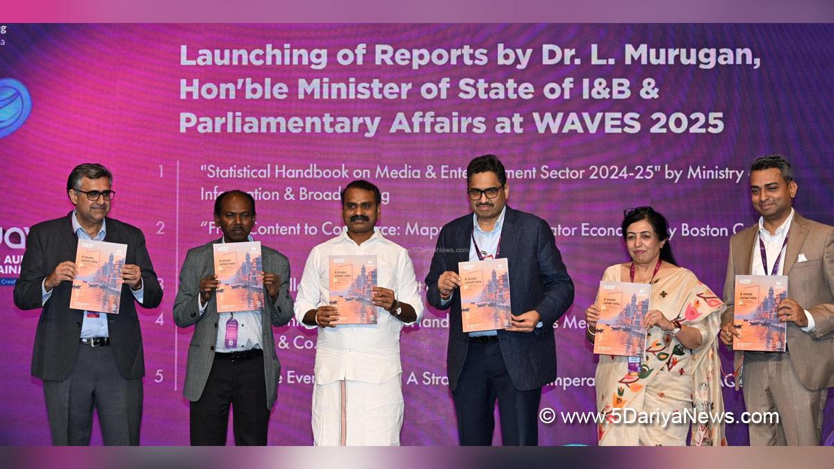 Dr Loganathan Murugan, BJP, Bharatiya Janata Party, Dr L Murugan, WAVES 2025, WAVE Summit