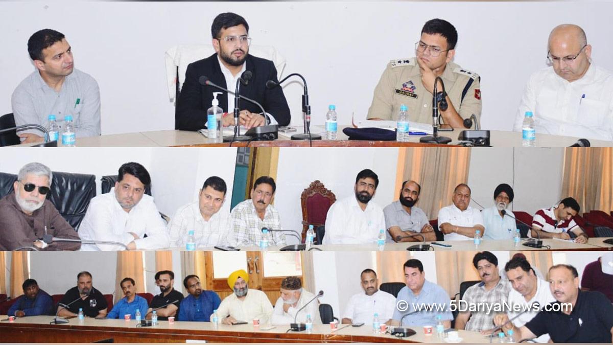 Abhishek Sharma, Rajouri, DDC Rajouri, District Development Commissioner Rajouri, Kashmir, Jammu And Kashmir, Jammu, District Administration Rajouri, Senior Superintendent of Police, Gaurav Sikarwar