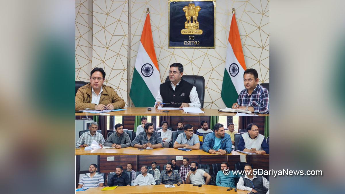 Rajesh Kumar Shavan, Kishtwar, DDC Kishtwar, District Development Commissioner Kishtwar, Kashmir, Jammu And Kashmir, Jammu, District Administration Kishtwar, Pradhan Mantri Gram Sadak Yojana, PMGSY