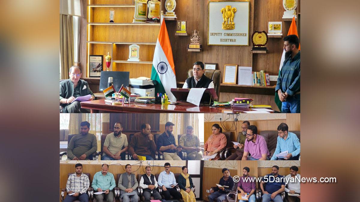Rajesh Kumar Shavan, Kishtwar, DDC Kishtwar, District Development Commissioner Kishtwar, Kashmir, Jammu And Kashmir, Jammu, District Administration Kishtwar, District Rent Assessment Committee