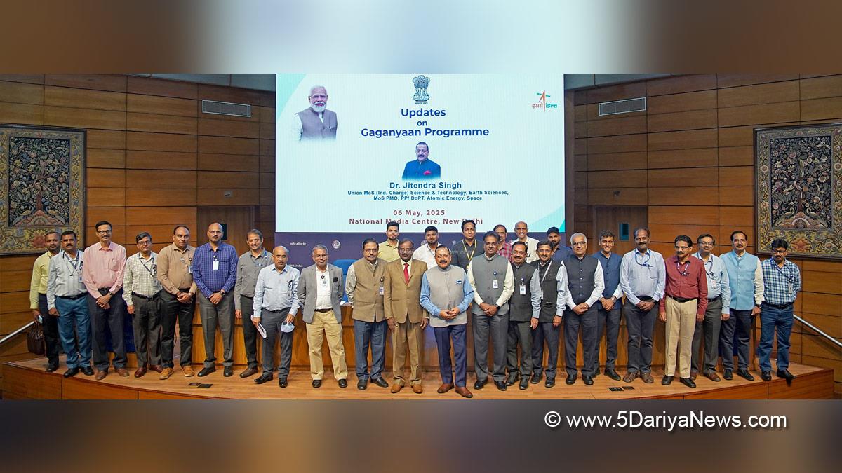 Dr Jitendra Singh, Bharatiya Janata Party, BJP, Gaganyaan, ISRO, Indian Space Mission