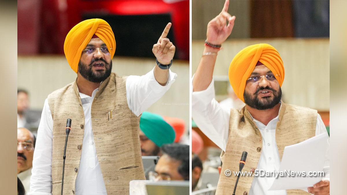 Tarunpreet Singh Sond, AAP, Aam Aadmi Party, Aam Aadmi Party Punjab, AAP Punjab, Government of Punjab, Punjab Government, Punjab Legislative Assembly, Punjab Vidhan Sabha, Bhakra Beas Management Board, BBMB, Punjab Waters Crisis