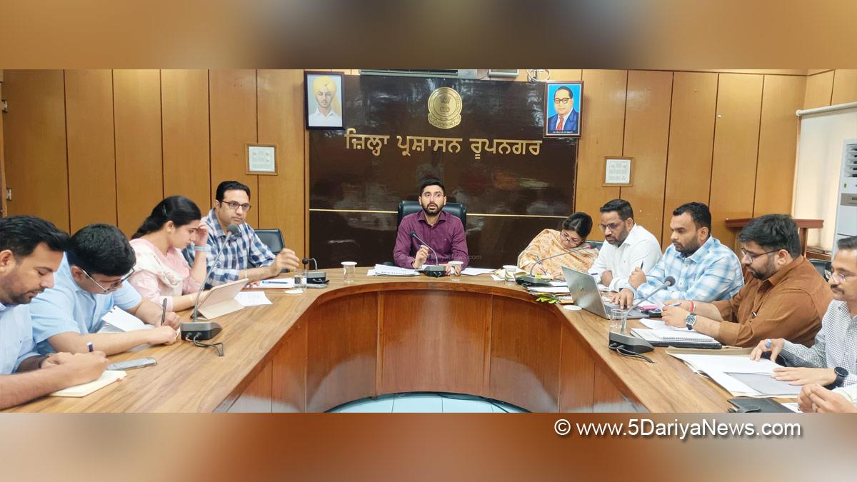 Varjeet Walia, DC Ropar, Deputy Commissioner Ropar, Rupnagar, Ropar    