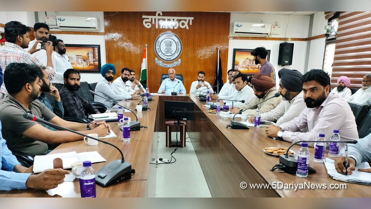 Barinder Kumar Goel, Barinder Kumar Goyal, AAP, Aam Aadmi Party, Aam Aadmi Party Punjab, AAP Punjab, Government of Punjab, Punjab Government, Amandeep Singh Goldy Musafir,Jagdeep Kamboj Goldy, Narinder Pal Singh Sawna, Fazilka