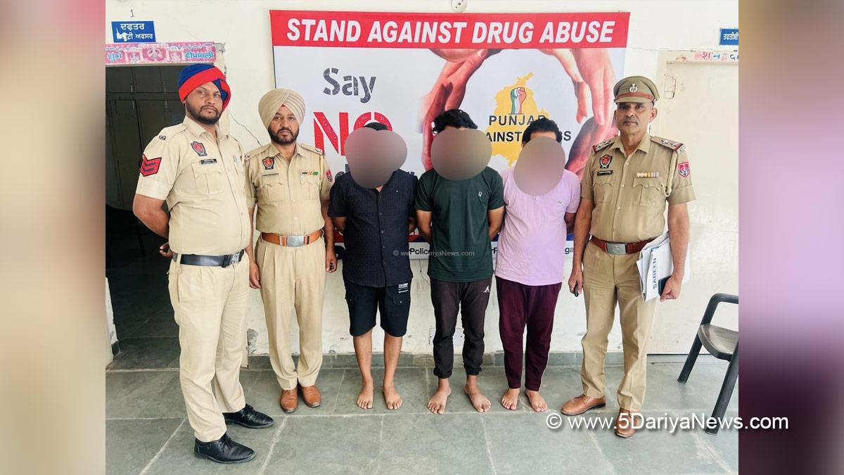 Anti Drug Mission, Drive Against Drugs, Comprehensive Action against Drug Abuse, CADA, Nasha Mukt Bharat Abhiyan, War Against Drugs, Yudh Nashian Virudh, Arpit Shukla, Gaurav Yadav, Police, Punjab Police, Cordon and Search Operation, CASO, Crime News Punjab, Crime News, Ropar Police, Ropar, Rupnagar, Rupnagar Police