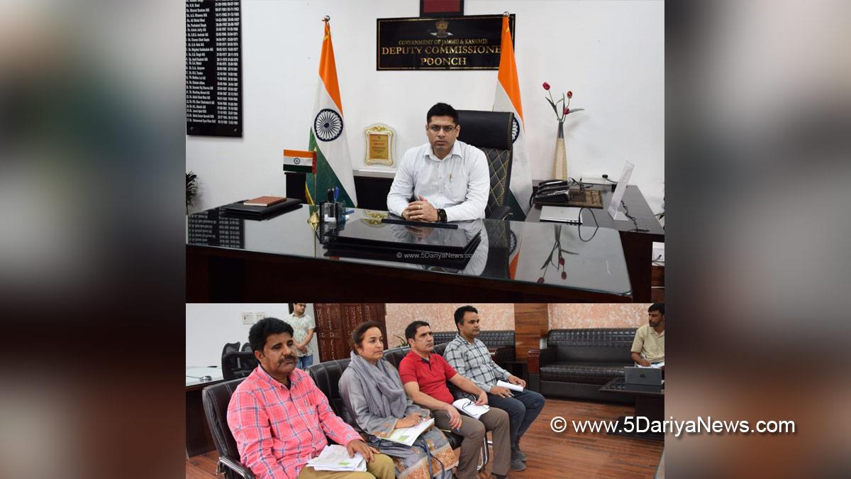 Vikas Kundal, Poonch, Deputy Commissioner Poonch, Kashmir, Jammu And Kashmir, Jammu, District Administration Poonch, District Grievance Redressal Committee, DGRC, Ayushman Bharat Pradhan Mantri Jan Arogya Yojana, ABPMJAY