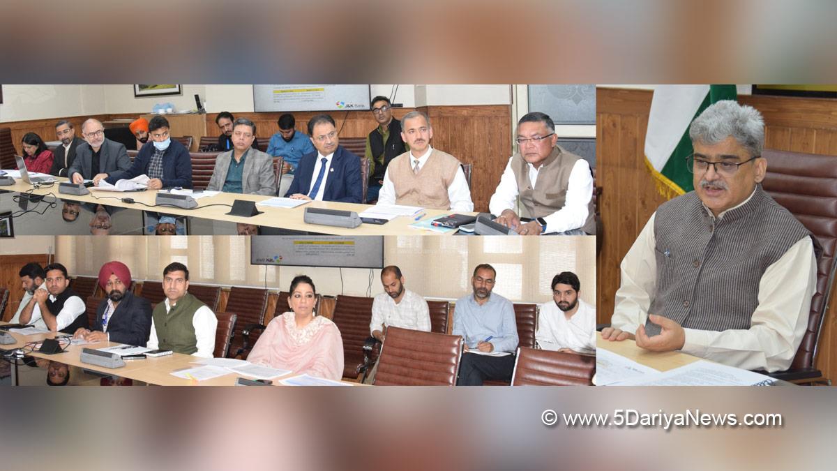 Atal Dulloo, Kashmir, Jammu And Kashmir, Jammu, Chief Secretary Kashmir, Mohammad Aijaz Asad, Yasha Mudgal, Pradhan Mantri Jan Dhan Yojana, PMJDY, Pradhan Mantri Suraksha Bima Yojana, PMSBY, Pradhan Mantri Jeevan Jyoti Bima Yojana, PMJJBY, Atal Pension Yojana, APY