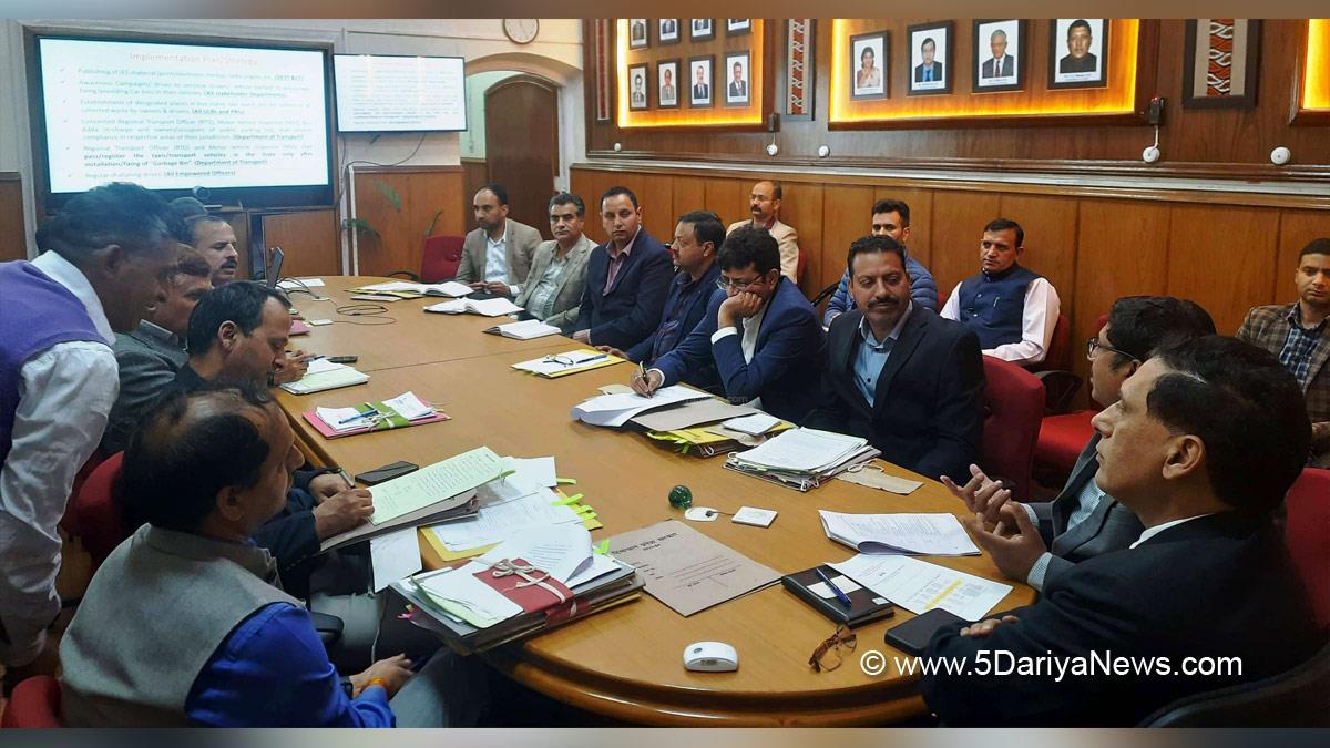 Chief Secretary Himachal Pradesh, Prabodh Saxena, Himachal Pradesh, Shimla, Chief Secretary Himachal